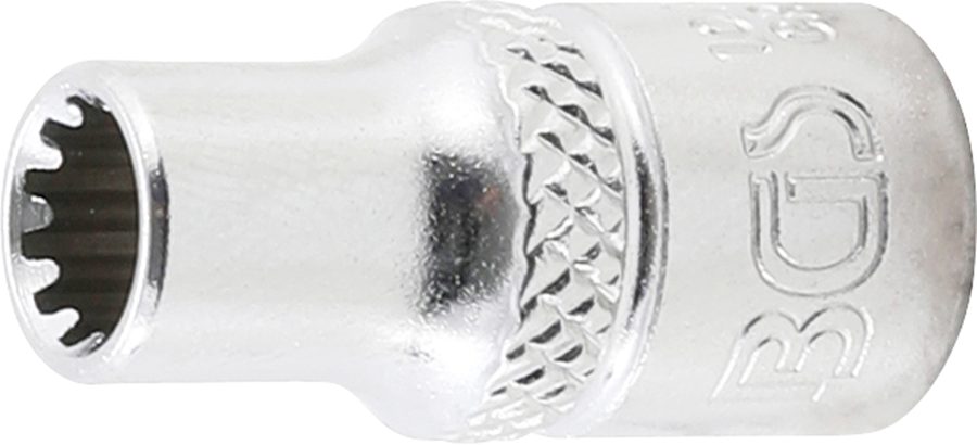 Uzgriežņu atslēgas ieliktnis Gear Lock | Piedziņas iekšējais kvadrāts 6,3 mm (1/4 collas) | SW 5,5 mm