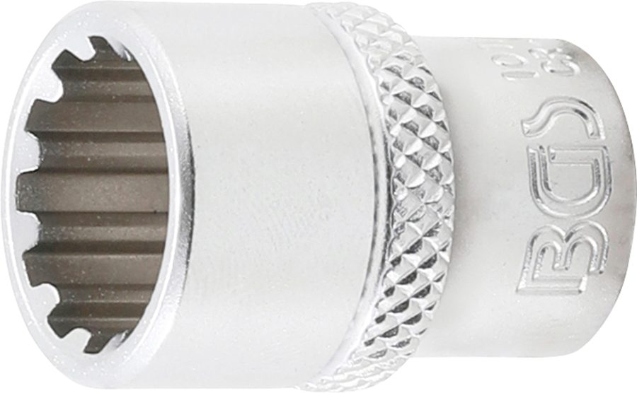 Uzgriežņu atslēgas ieliktnis Gear Lock | Piedziņas iekšējais kvadrāts 6,3 mm (1/4") | SW 12 mm