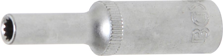 Gear Lock uzgriežņu atslēgas ieliktnis, dziļš | Piedziņas iekšējais kvadrāts 6,3 mm (1/4") | SW 4 mm