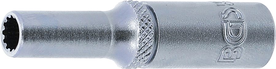 Gear Lock uzgriežņu atslēgas ieliktnis, dziļš | Piedziņas iekšējais kvadrāts 6,3 mm (1/4") | SW 5 mm
