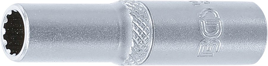 Gear Lock uzgriežņu atslēgas ieliktnis, dziļš | Piedziņas iekšējais kvadrāts 6,3 mm (1/4") | SW 7 mm