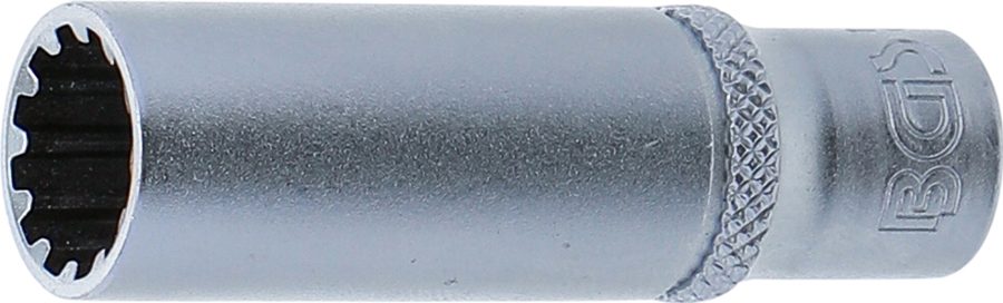Gear Lock uzgriežņu atslēgas ieliktnis, dziļš | Iekšējā kvadrātveida piedziņa 6,3 mm (1/4") | SW 10 mm