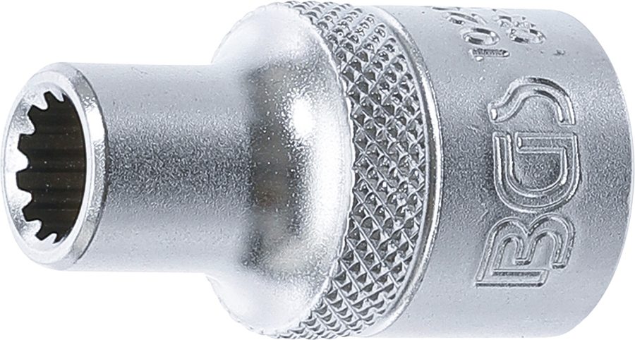 Uzgriežņu atslēgas ieliktnis Gear Lock | Piedziņas iekšējais kvadrāts 12,5 mm (1/2") | SW 8 mm