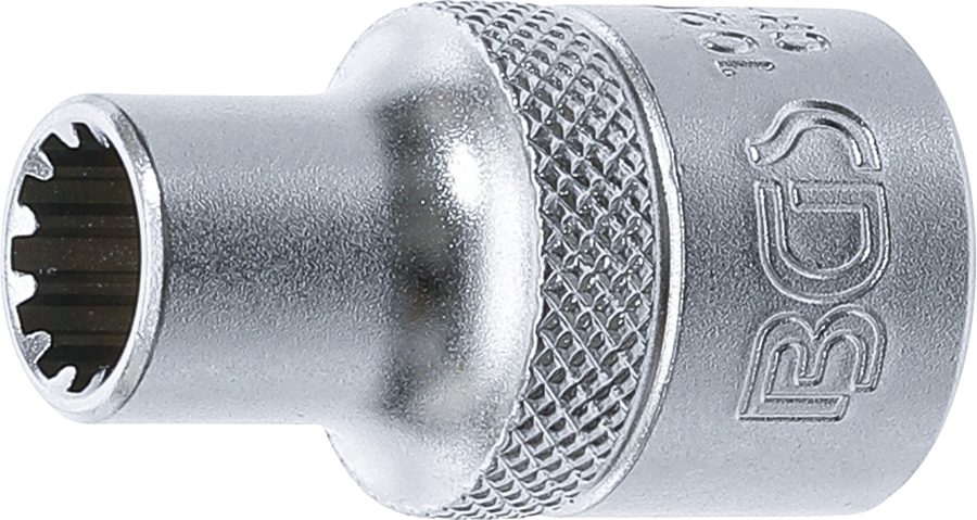 Uzgriežņu atslēgas ieliktnis Gear Lock | Piedziņas iekšējais kvadrāts 12,5 mm (1/2") | SW 9 mm