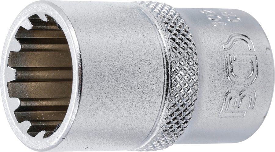 Uzgriežņu atslēgas ieliktnis Gear Lock | Piedziņas iekšējais kvadrāts 12,5 mm (1/2") | SW 16 mm
