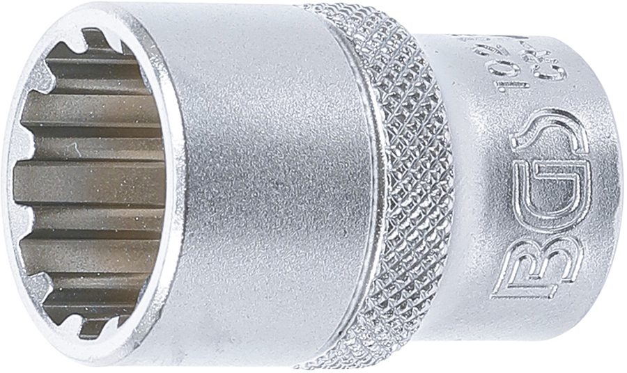 Uzgriežņu atslēgas ieliktnis Gear Lock | Piedziņas iekšējais kvadrāts 12,5 mm (1/2") | SW 18 mm