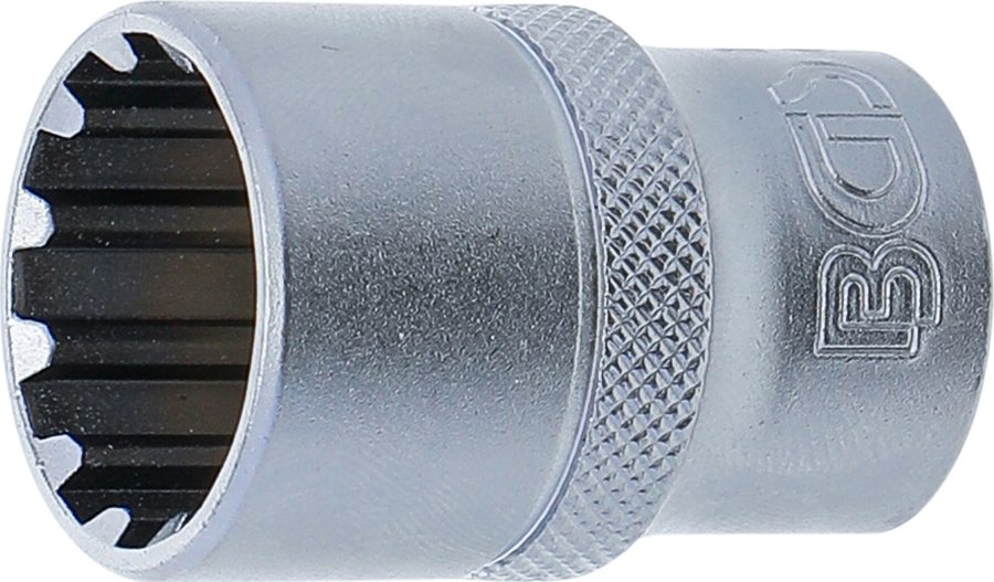 Uzgriežņu atslēgas ieliktnis Gear Lock | Piedziņas iekšējais kvadrāts 12,5 mm (1/2") | SW 19 mm