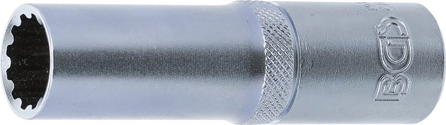 Gear Lock uzgriežņu atslēgas ieliktnis, dziļš | Piedziņas iekšējais kvadrāts 12,5 mm (1/2") | SW 14 mm