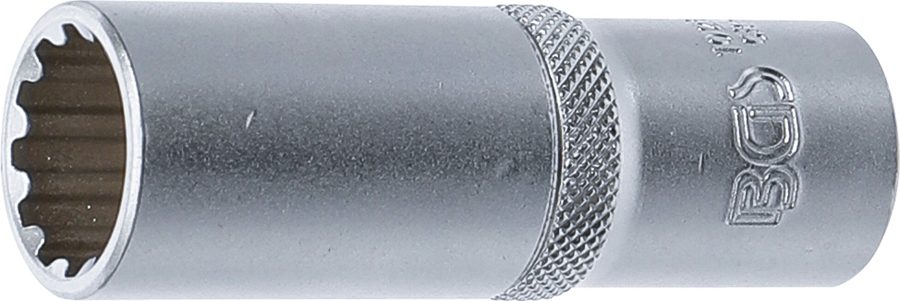 Gear Lock uzgriežņu atslēgas ieliktnis, dziļš | Piedziņas iekšējais kvadrāts 12,5 mm (1/2") | SW 18 mm