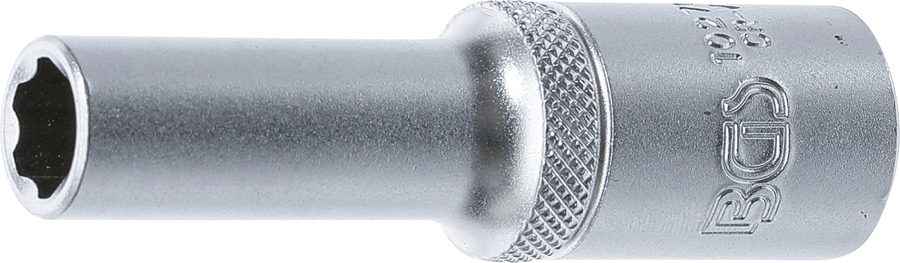 Uzgriežņu atslēgas ieliktnis Super Lock, dziļš | Piedziņas iekšējais kvadrāts 12,5 mm (1/2") | SW 10 mm