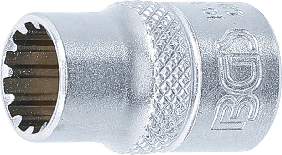 Uzgriežņu atslēgas ieliktnis Gear Lock | Piedziņas iekšējais kvadrāts 10 mm (3/8") | SW 10 mm