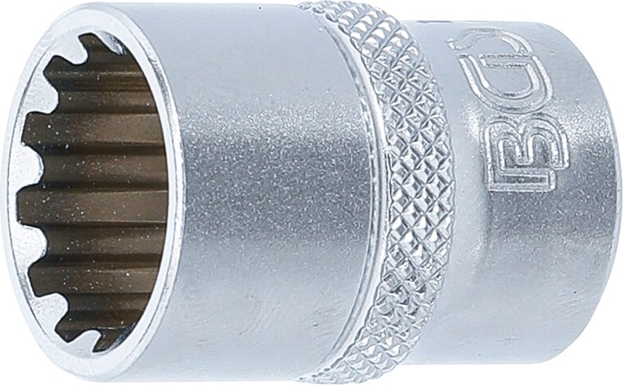 Uzgriežņu atslēgas ieliktnis Gear Lock | Piedziņas iekšējais kvadrāts 10 mm (3/8") | SW 15 mm