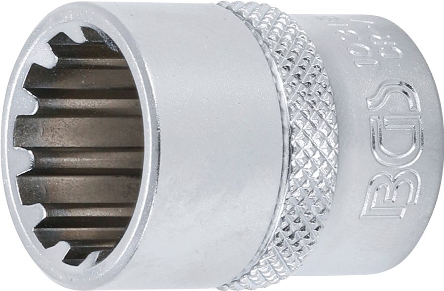 Uzgriežņu atslēgas ieliktnis Gear Lock | Piedziņas iekšējais kvadrāts 10 mm (3/8") | SW 16 mm