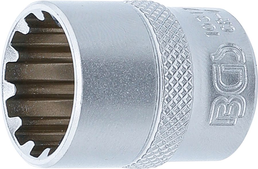Uzgriežņu atslēgas ieliktnis Gear Lock | Piedziņas iekšējais kvadrāts 10 mm (3/8") | SW 17 mm