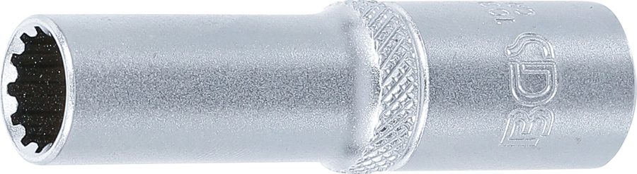 Gear Lock uzgriežņu atslēgas ieliktnis, dziļš | Piedziņas iekšējais kvadrāts 10 mm (3/8") | SW 10 mm