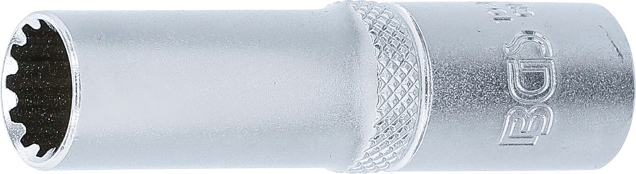 Gear Lock uzgriežņu atslēgas ieliktnis, dziļš | Piedziņas iekšējais kvadrāts 10 mm (3/8") | SW 11 mm