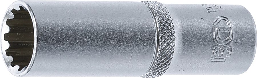 Gear Lock uzgriežņu atslēgas ieliktnis, dziļš | Piedziņas iekšējais kvadrāts 10 mm (3/8") | SW 13 mm