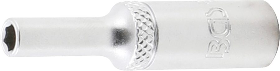 Uzgriežņu atslēgas ieliktnis sešstūris, dziļš | Piedziņas iekšējais kvadrāts 6,3 mm (1/4") | SW 4 mm