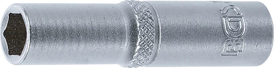 Uzgriežņu atslēgas ieliktnis sešstūris, dziļš | Piedziņas iekšējais kvadrāts 6,3 mm (1/4") | SW 7 mm
