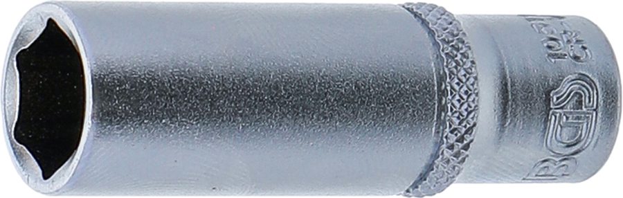 Uzgriežņu atslēgas ieliktnis sešstūris, dziļš | Iekšējā kvadrātveida piedziņa 6,3 mm (1/4") | SW 11 mm