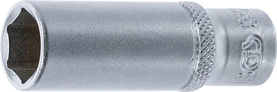 Uzgriežņu atslēgas ieliktnis sešstūris, dziļš | Piedziņas iekšējais kvadrāts 6,3 mm (1/4") | SW 12 mm