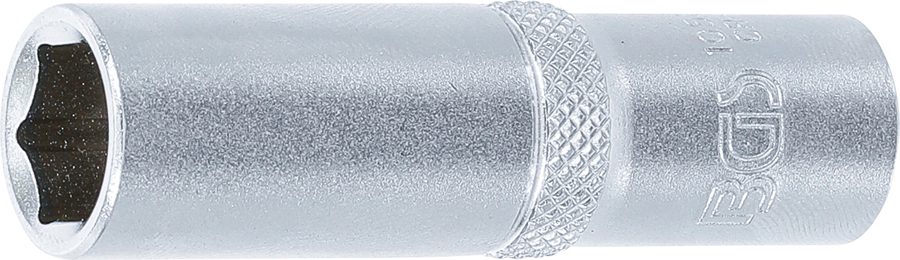 Uzgriežņu atslēgas ieliktnis sešstūris, dziļš | Piedziņas iekšējais kvadrāts 10 mm (3/8") | SW 12 mm