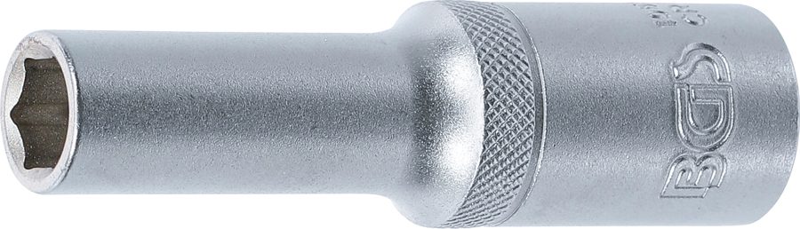 Uzgriežņu atslēgas ieliktnis sešstūris, dziļš | Piedziņas iekšējais kvadrāts 12,5 mm (1/2") | SW 10 mm