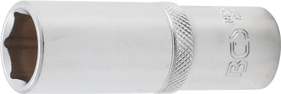 Uzgriežņu atslēgas ieliktnis sešstūris, dziļš | Piedziņas iekšējais kvadrāts 12,5 mm (1/2") | SW 18 mm