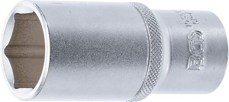 Uzgriežņu atslēgas ieliktnis sešstūris, dziļš | Piedziņas iekšējais kvadrāts 12,5 mm (1/2") | SW 26 mm