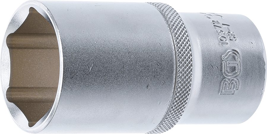 Uzgriežņu atslēgas ieliktnis sešstūris, dziļš | Piedziņas iekšējais kvadrāts 12,5 mm (1/2") | SW 32 mm