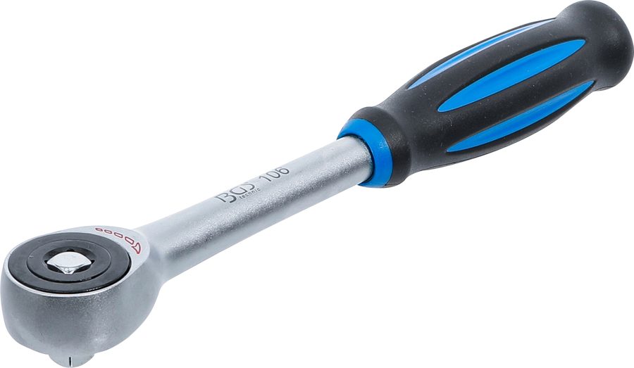 Atgriezenisks sprūdrats ar pagriežamu rokturi | Piedziņas ārējais kvadrāts 10 mm (3/8 collas)