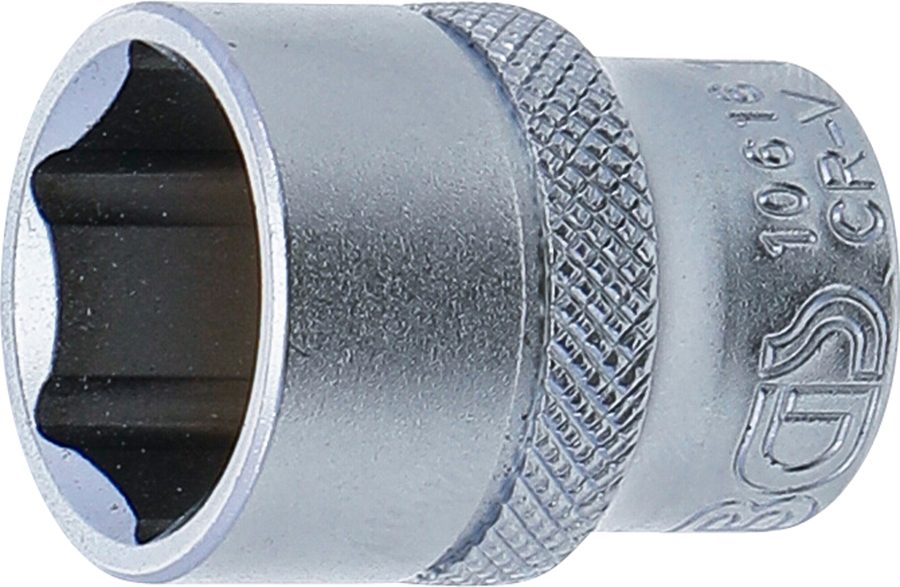 Uzgriežņu atslēgas ieliktnis sešstūris | Piedziņas iekšējais kvadrāts 10 mm (3/8") | SW 16 mm