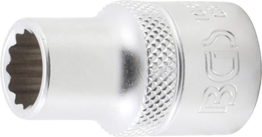 Uzgriežņu atslēgas ieliktnis divpadsmit punktu | Piedziņas iekšējais kvadrāts 12,5 mm (1/2") | SW 11 mm