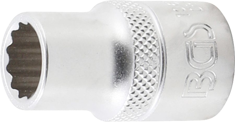 Uzgriežņu atslēgas ieliktnis divpadsmit punktu | Piedziņas iekšējais kvadrāts 12,5 mm (1/2") | SW 12 mm