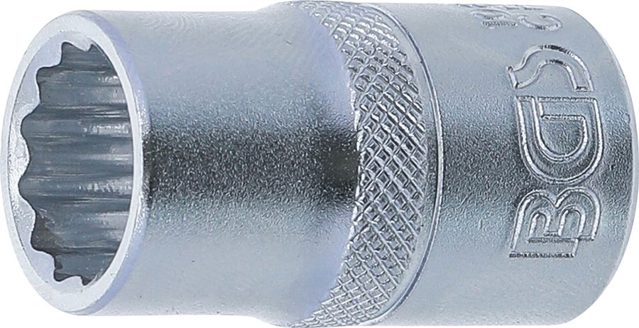 Uzgriežņu atslēgas ieliktnis divpadsmit punktu | Piedziņas iekšējais kvadrāts 12,5 mm (1/2") | SW 14 mm
