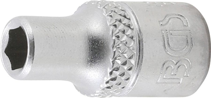 Uzgriežņu atslēgas ieliktnis sešstūris | Piedziņas iekšējais kvadrāts 6,3 mm (1/4") | SW 3/16"