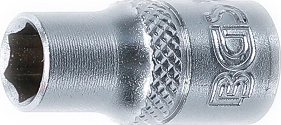 Uzgriežņu atslēgas ieliktnis sešstūris | Piedziņas iekšējais kvadrāts 6,3 mm (1/4") | SW 1/4"