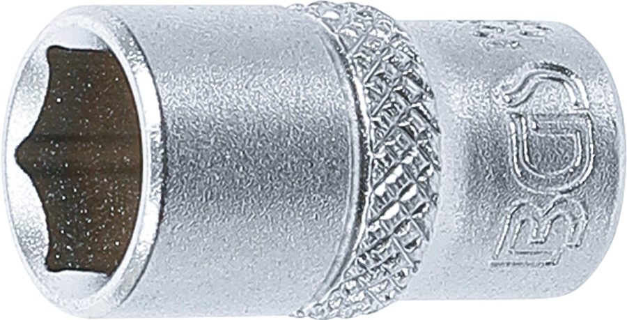 Uzgriežņu atslēgas ieliktnis sešstūris | Piedziņas iekšējais kvadrāts 6,3 mm (1/4") | SW 3/8"