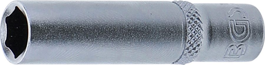 Uzgriežņu atslēgas ieliktnis sešstūris, dziļš | Piedziņas iekšējais kvadrāts 6,3 mm (1/4") | SW 5/16"