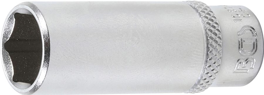 Uzgriežņu atslēgas ieliktnis sešstūris, dziļš | Piedziņas iekšējais kvadrāts 6,3 mm (1/4") | SW 1/2"
