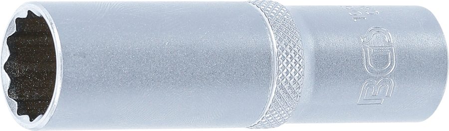 Uzgriežņu atslēgas ieliktnis, divpadsmit punktu, dziļš | Piedziņas iekšējais kvadrāts 12,5 mm (1/2") | SW 16 mm