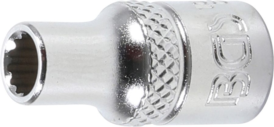 Uzgriežņu atslēgas ieliktnis divpadsmit punktu | Piedziņas iekšējais kvadrāts 6,3 mm (1/4") | SW 5 mm