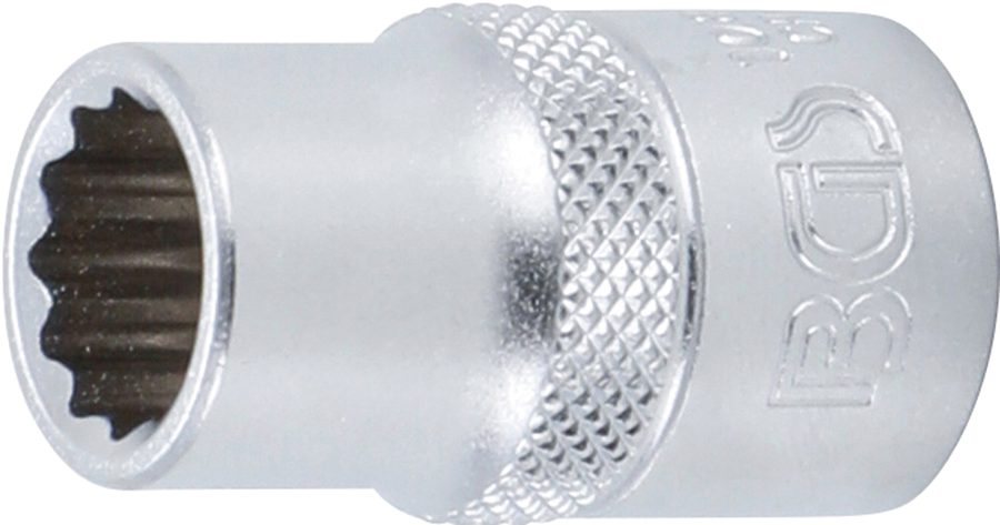 Uzgriežņu atslēgas ieliktnis divpadsmit punktu | Piedziņas iekšējais kvadrāts 12,5 mm (1/2") | SW 1/2"