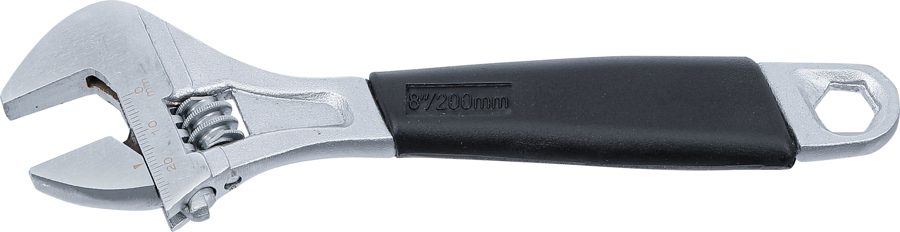 Regulējama uzgriežņu atslēga ar plastmasas mīkstu rokturi | SW maks. 25 mm