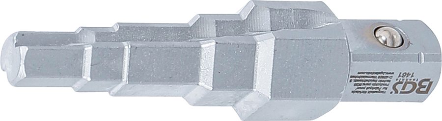 Līmeņa atslēga | Piedzīt ārējo kvadrātu 12,5 mm (1/2") | 5 pakāpes