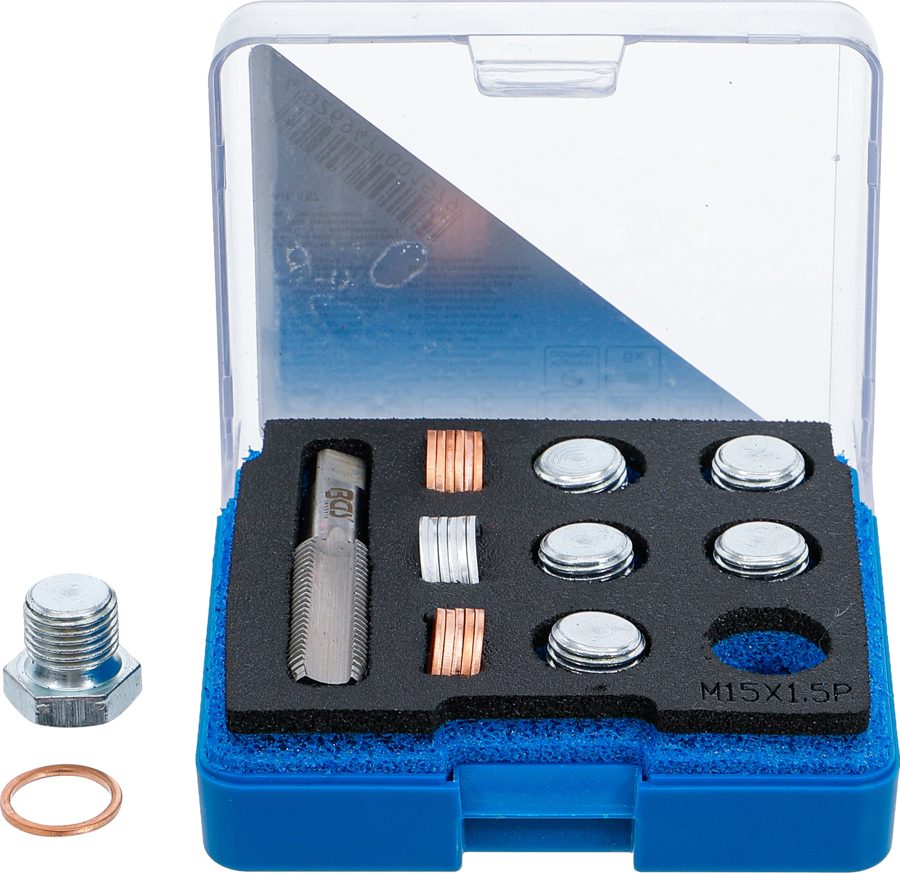 Eļļas notekas vītnes remonta komplekts | M15x1,5 mm