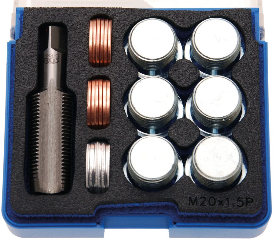 Eļļas notekas vītnes remonta komplekts | M20x1,5 mm