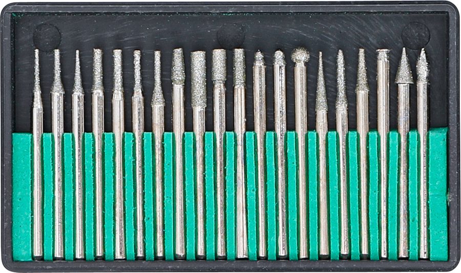 Dimanta slīpēšanas un frēzēšanas instruments | 20 gab.
