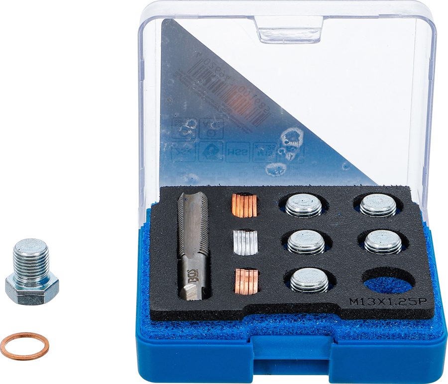 Eļļas notekas vītnes remonta komplekts | M13x1,25 mm