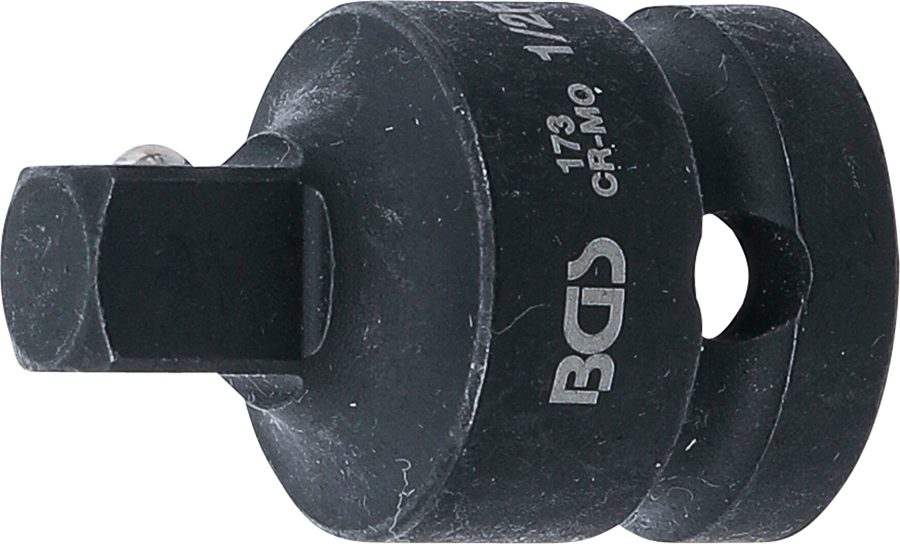 Strāvas ligzdas adapteris | Iekšējais kvadrāts 12,5 mm (1/2 collas) — ārējais kvadrāts 10 mm (3/8 collas)